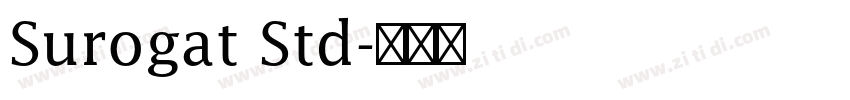Surogat Std字体转换
